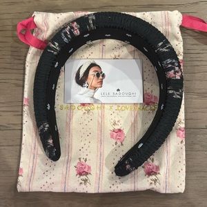 Lele sadoughi x LoveShackFancy collab headband